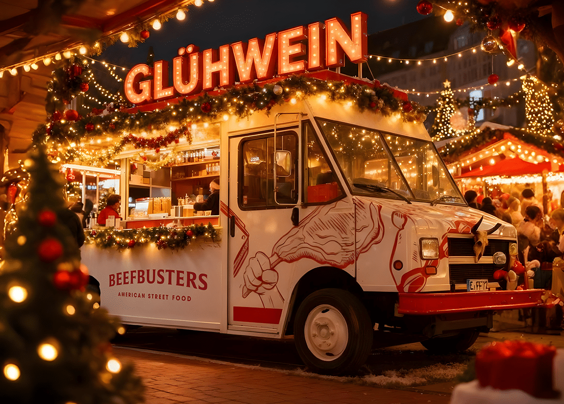Food Truck für Weihnachtsfeier